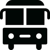 Bus Transport Symbol Symbol Vektor Bild. Illustration von das Silhouette Bus Transport Öffentlichkeit Reise Design Bild. eps 10