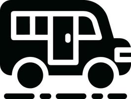 Bus Transport Symbol Symbol Vektor Bild. Illustration von das Silhouette Bus Transport Öffentlichkeit Reise Design Bild. eps 10