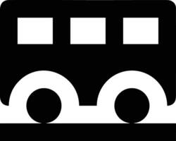 Bus Transport Symbol Symbol Vektor Bild. Illustration von das Silhouette Bus Transport Öffentlichkeit Reise Design Bild. eps 10