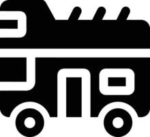 Bus Transport Symbol Symbol Vektor Bild. Illustration von das Silhouette Bus Transport Öffentlichkeit Reise Design Bild. eps 10