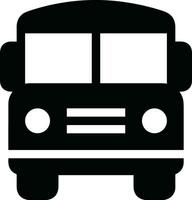 Bus Transport Symbol Symbol Vektor Bild. Illustration von das Silhouette Bus Transport Öffentlichkeit Reise Design Bild. eps 10