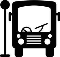 buss transport symbol ikon vektor bild. illustration av de silhuett buss transport offentlig resa design bild. eps 10