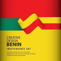 Benin Unabhängigkeitstag Feier kreative Design Illustration Vektor Vorlage illustration