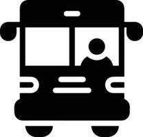 Bus Transport Symbol Symbol Vektor Bild. Illustration von das Silhouette Bus Transport Öffentlichkeit Reise Design Bild. eps 10