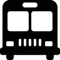 Bus Transport Symbol Symbol Vektor Bild. Illustration von das Silhouette Bus Transport Öffentlichkeit Reise Design Bild. eps 10