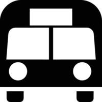 Bus Transport Symbol Symbol Vektor Bild. Illustration von das Silhouette Bus Transport Öffentlichkeit Reise Design Bild. eps 10