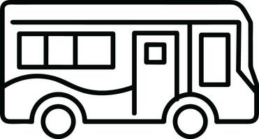 Bus Transport Symbol Symbol Vektor Bild. Illustration von das Silhouette Bus Transport Öffentlichkeit Reise Design Bild. eps 10