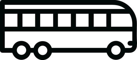 Bus Transport Symbol Symbol Vektor Bild. Illustration von das Silhouette Bus Transport Öffentlichkeit Reise Design Bild. eps 10