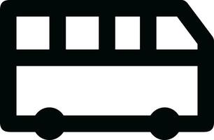 Bus Transport Symbol Symbol Vektor Bild. Illustration von das Silhouette Bus Transport Öffentlichkeit Reise Design Bild. eps 10