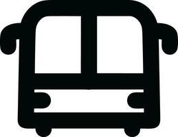 Bus Transport Symbol Symbol Vektor Bild. Illustration von das Silhouette Bus Transport Öffentlichkeit Reise Design Bild. eps 10