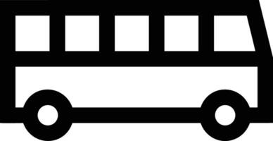 Bus Transport Symbol Symbol Vektor Bild. Illustration von das Silhouette Bus Transport Öffentlichkeit Reise Design Bild. eps 10