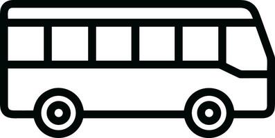 Bus Transport Symbol Symbol Vektor Bild. Illustration von das Silhouette Bus Transport Öffentlichkeit Reise Design Bild. eps 10