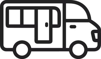 Bus Transport Symbol Symbol Vektor Bild. Illustration von das Silhouette Bus Transport Öffentlichkeit Reise Design Bild. eps 10