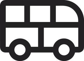 Bus Transport Symbol Symbol Vektor Bild. Illustration von das Silhouette Bus Transport Öffentlichkeit Reise Design Bild. eps 10