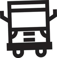 Bus Transport Symbol Symbol Vektor Bild. Illustration von das Silhouette Bus Transport Öffentlichkeit Reise Design Bild. eps 10