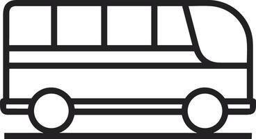 Bus Transport Symbol Symbol Vektor Bild. Illustration von das Silhouette Bus Transport Öffentlichkeit Reise Design Bild. eps 10