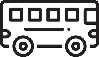 Bus Transport Symbol Symbol Vektor Bild. Illustration von das Silhouette Bus Transport Öffentlichkeit Reise Design Bild. eps 10