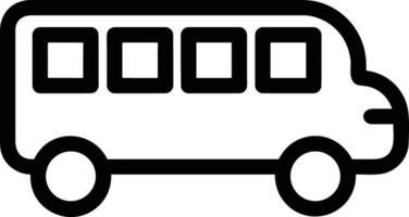 Bus Transport Symbol Symbol Vektor Bild. Illustration von das Silhouette Bus Transport Öffentlichkeit Reise Design Bild. eps 10