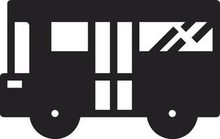 buss transport symbol ikon vektor bild. illustration av de silhuett buss transport offentlig resa design bild. eps 10