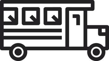 Bus Transport Symbol Symbol Vektor Bild. Illustration von das Silhouette Bus Transport Öffentlichkeit Reise Design Bild. eps 10