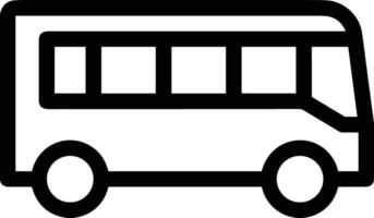 Bus Transport Symbol Symbol Vektor Bild. Illustration von das Silhouette Bus Transport Öffentlichkeit Reise Design Bild. eps 10