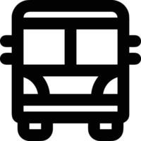 Bus Transport Symbol Symbol Vektor Bild. Illustration von das Silhouette Bus Transport Öffentlichkeit Reise Design Bild. eps 10