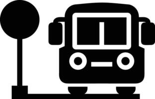 Bus Transport Symbol Symbol Vektor Bild. Illustration von das Silhouette Bus Transport Öffentlichkeit Reise Design Bild. eps 10