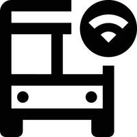 Bus Transport Symbol Symbol Vektor Bild. Illustration von das Silhouette Bus Transport Öffentlichkeit Reise Design Bild. eps 10