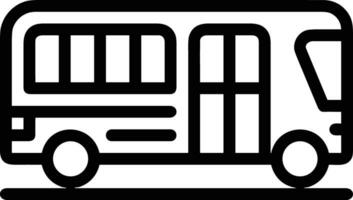 Bus Transport Symbol Symbol Vektor Bild. Illustration von das Silhouette Bus Transport Öffentlichkeit Reise Design Bild. eps 10