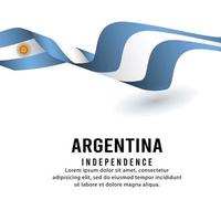 argentinien unabhängiger tag-07 vektor