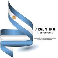 argentinien unabhängiger tag-02 vektor