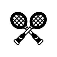 Badminton Symbol im Vektor. Illustration vektor