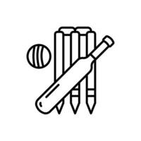 cricket ikon i vektor. illustration vektor