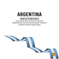 argentinien unabhängiger tag-06 vektor
