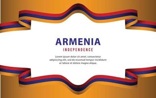 Unabhängigkeit von Armenien Tag-10 vektor