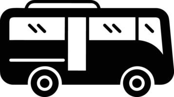 buss transport symbol ikon vektor bild. illustration av de silhuett buss transport offentlig resa design bild. eps 10