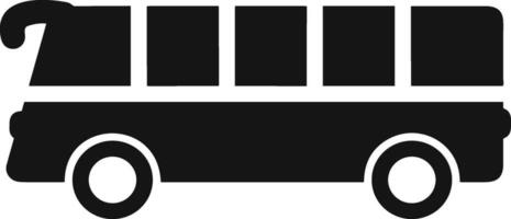 Bus Transport Symbol Symbol Vektor Bild. Illustration von das Silhouette Bus Transport Öffentlichkeit Reise Design Bild. eps 10