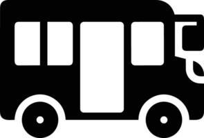 Bus Transport Symbol Symbol Vektor Bild. Illustration von das Silhouette Bus Transport Öffentlichkeit Reise Design Bild. eps 10