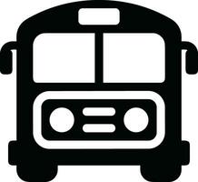 buss transport symbol ikon vektor bild. illustration av de silhuett buss transport offentlig resa design bild. eps 10