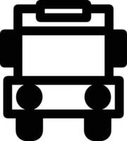 Bus Transport Symbol Symbol Vektor Bild. Illustration von das Silhouette Bus Transport Öffentlichkeit Reise Design Bild. eps 10