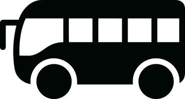 Bus Transport Symbol Symbol Vektor Bild. Illustration von das Silhouette Bus Transport Öffentlichkeit Reise Design Bild. eps 10