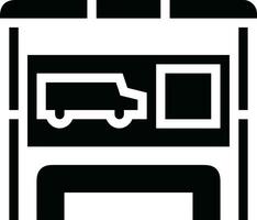 Bus Transport Symbol Symbol Vektor Bild. Illustration von das Silhouette Bus Transport Öffentlichkeit Reise Design Bild. eps 10