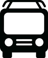 Bus Transport Symbol Symbol Vektor Bild. Illustration von das Silhouette Bus Transport Öffentlichkeit Reise Design Bild. eps 10