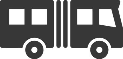 Bus Transport Symbol Symbol Vektor Bild. Illustration von das Silhouette Bus Transport Öffentlichkeit Reise Design Bild. eps 10