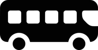 Bus Transport Symbol Symbol Vektor Bild. Illustration von das Silhouette Bus Transport Öffentlichkeit Reise Design Bild. eps 10