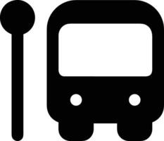 Bus Transport Symbol Symbol Vektor Bild. Illustration von das Silhouette Bus Transport Öffentlichkeit Reise Design Bild. eps 10