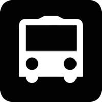 Bus Transport Symbol Symbol Vektor Bild. Illustration von das Silhouette Bus Transport Öffentlichkeit Reise Design Bild. eps 10