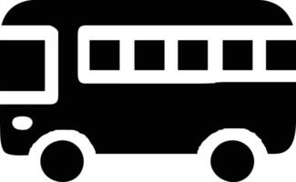 Bus Transport Symbol Symbol Vektor Bild. Illustration von das Silhouette Bus Transport Öffentlichkeit Reise Design Bild. eps 10