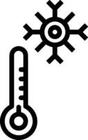 Thermometer Medizin Symbol Symbol Bild Vektor. Illustration von das Temperatur kalt und heiß messen Werkzeug Design Bild.eps 10 vektor