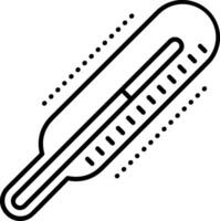 Thermometer Medizin Symbol Symbol Bild Vektor. Illustration von das Temperatur kalt und heiß messen Werkzeug Design Bild.eps 10 vektor